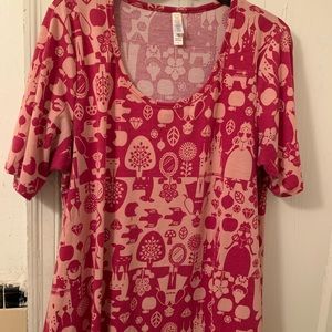 LuLaRoe Large Disney Perfect T (Snow White)